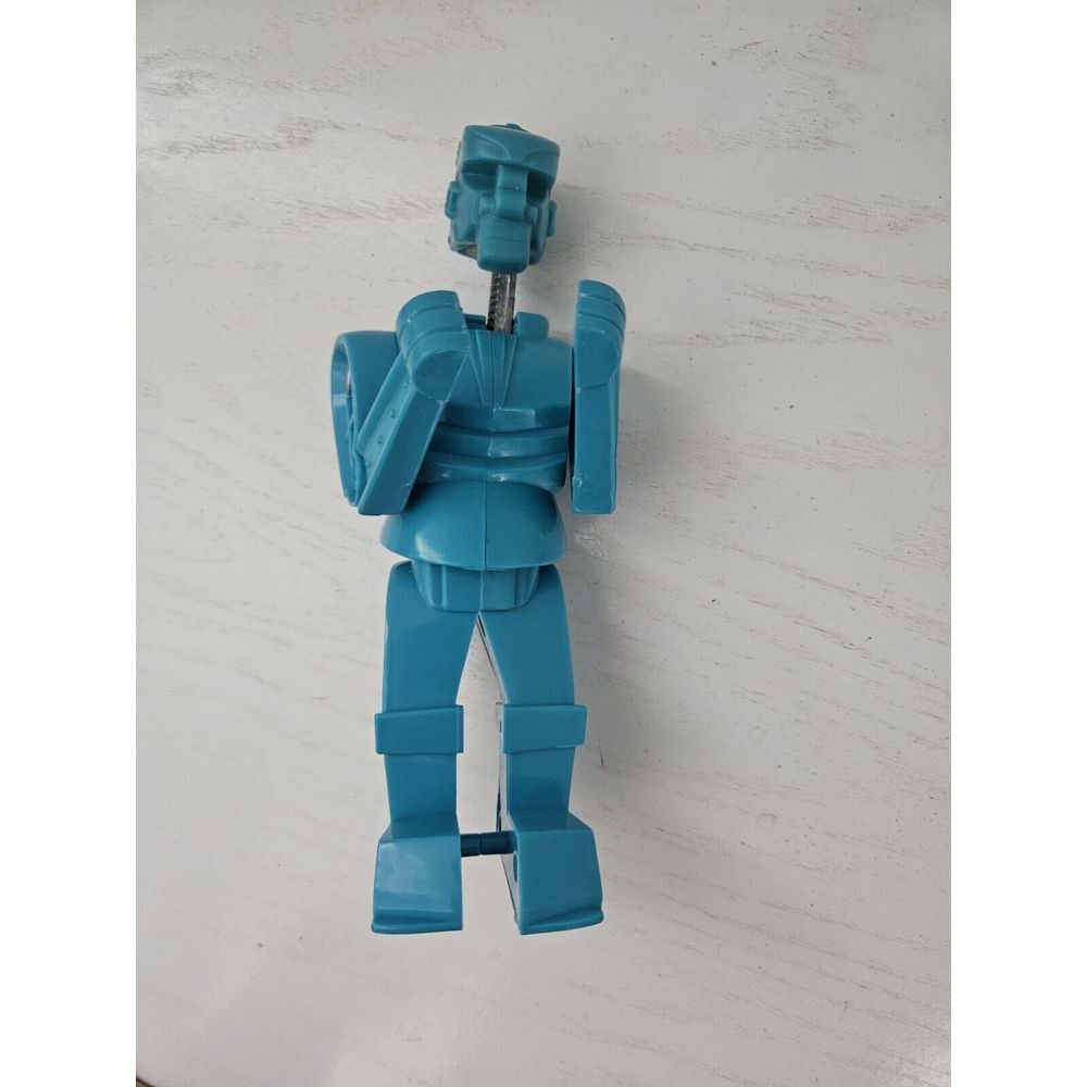 Vintage Mattel Rock Em Sock Em Robots Blue Teal Bomber Robot Replacement Parts